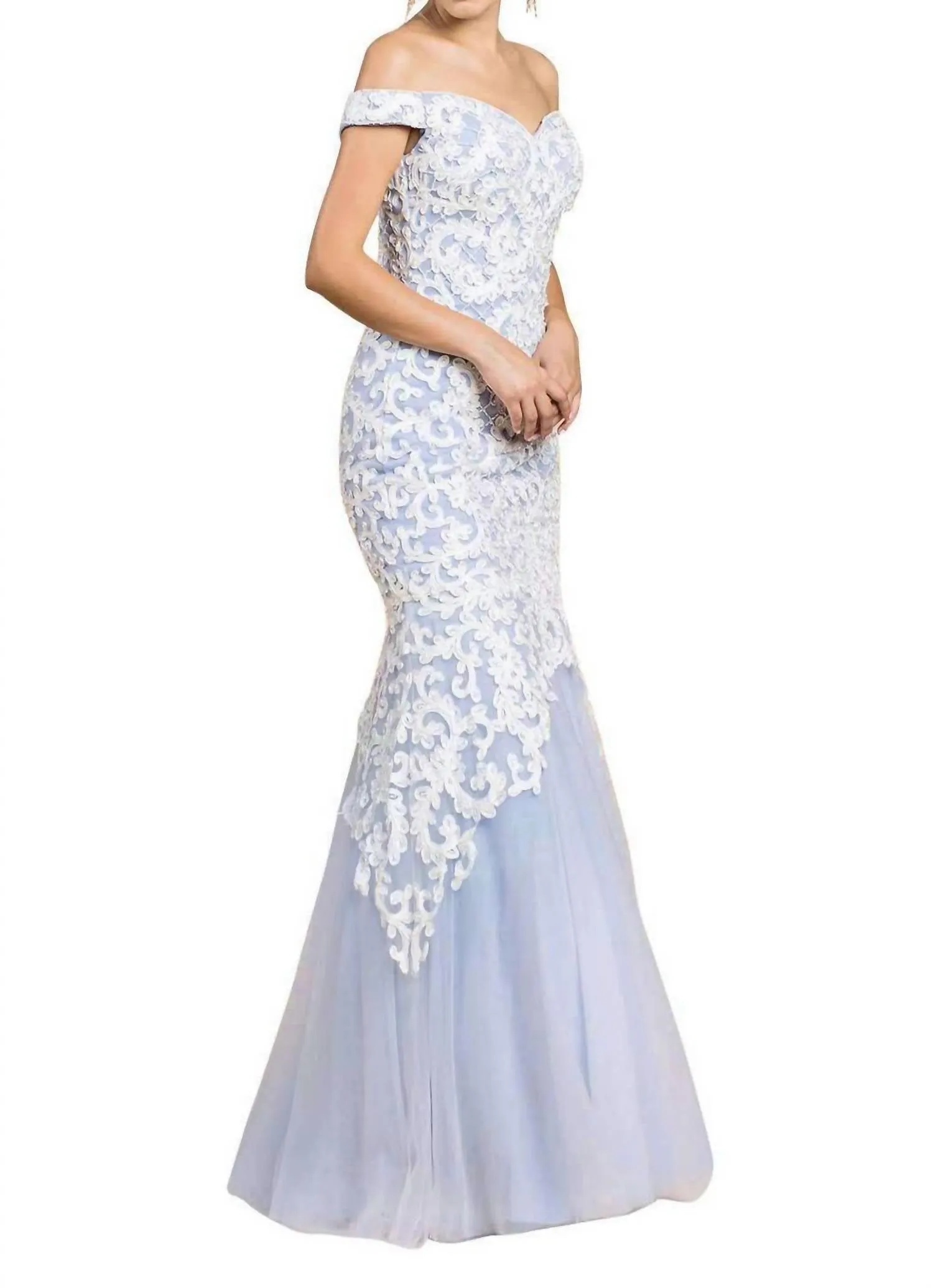 Andrea & Leo Couture - LACE MERMAID DRESS