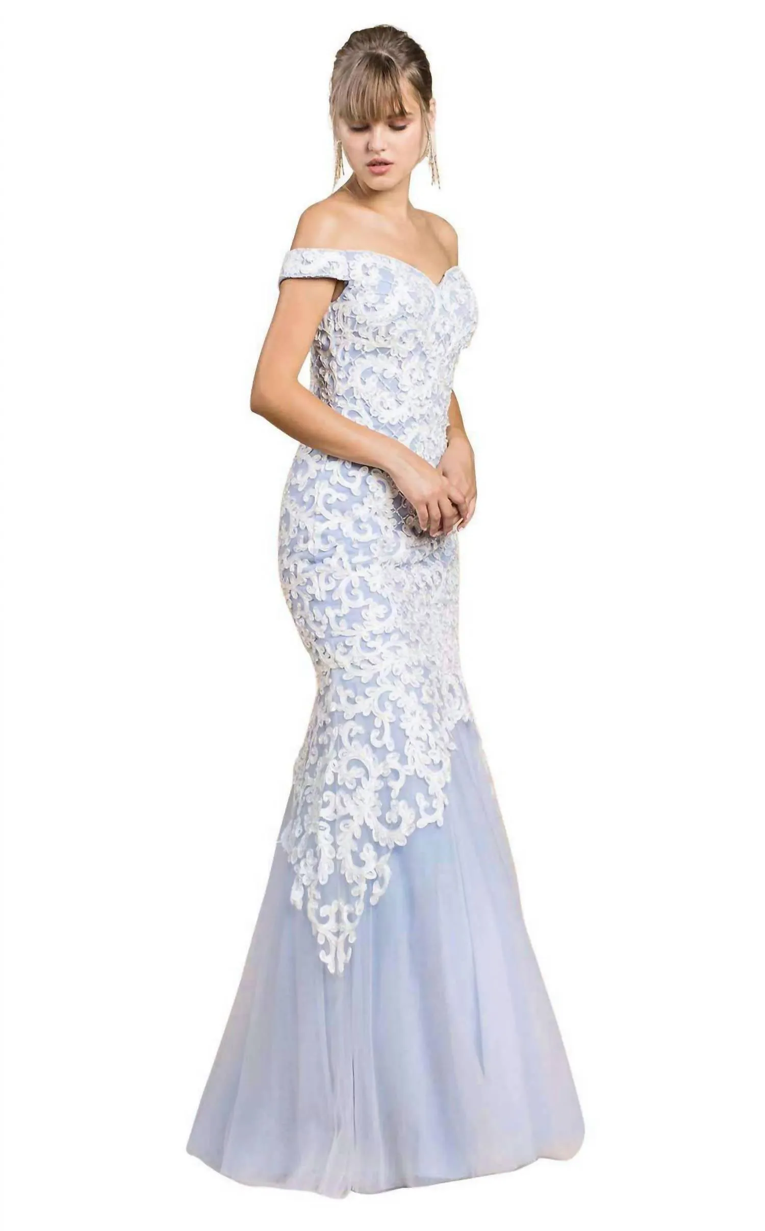 Andrea & Leo Couture - LACE MERMAID DRESS
