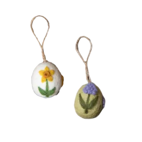 Artisan Easter Egg Ornaments Set