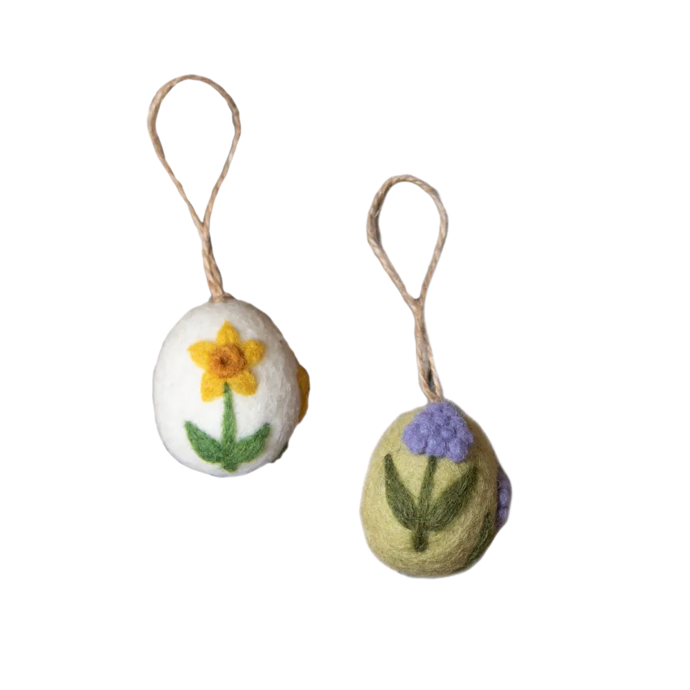 Artisan Easter Egg Ornaments Set