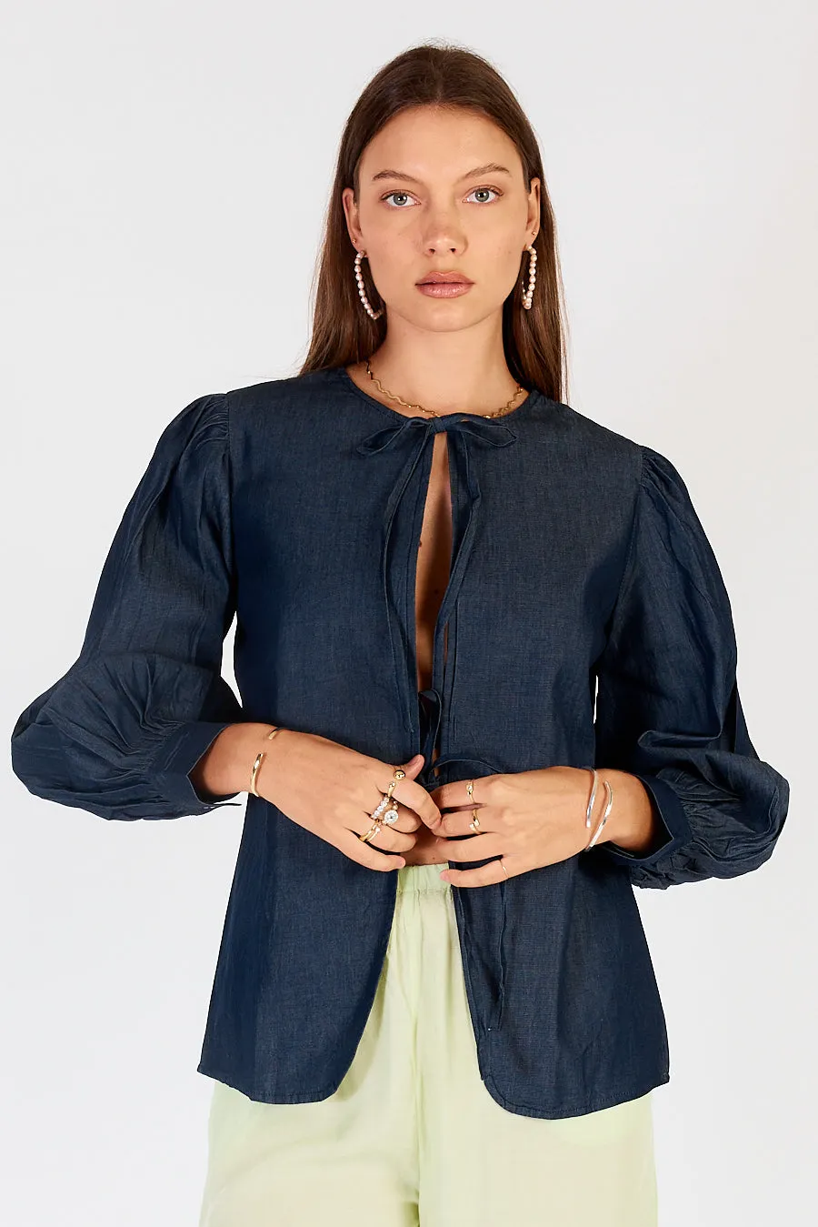 Cowgirl Sufer Ceto Tie Top