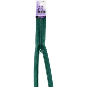 Dk Green -Zipper Closed 9"