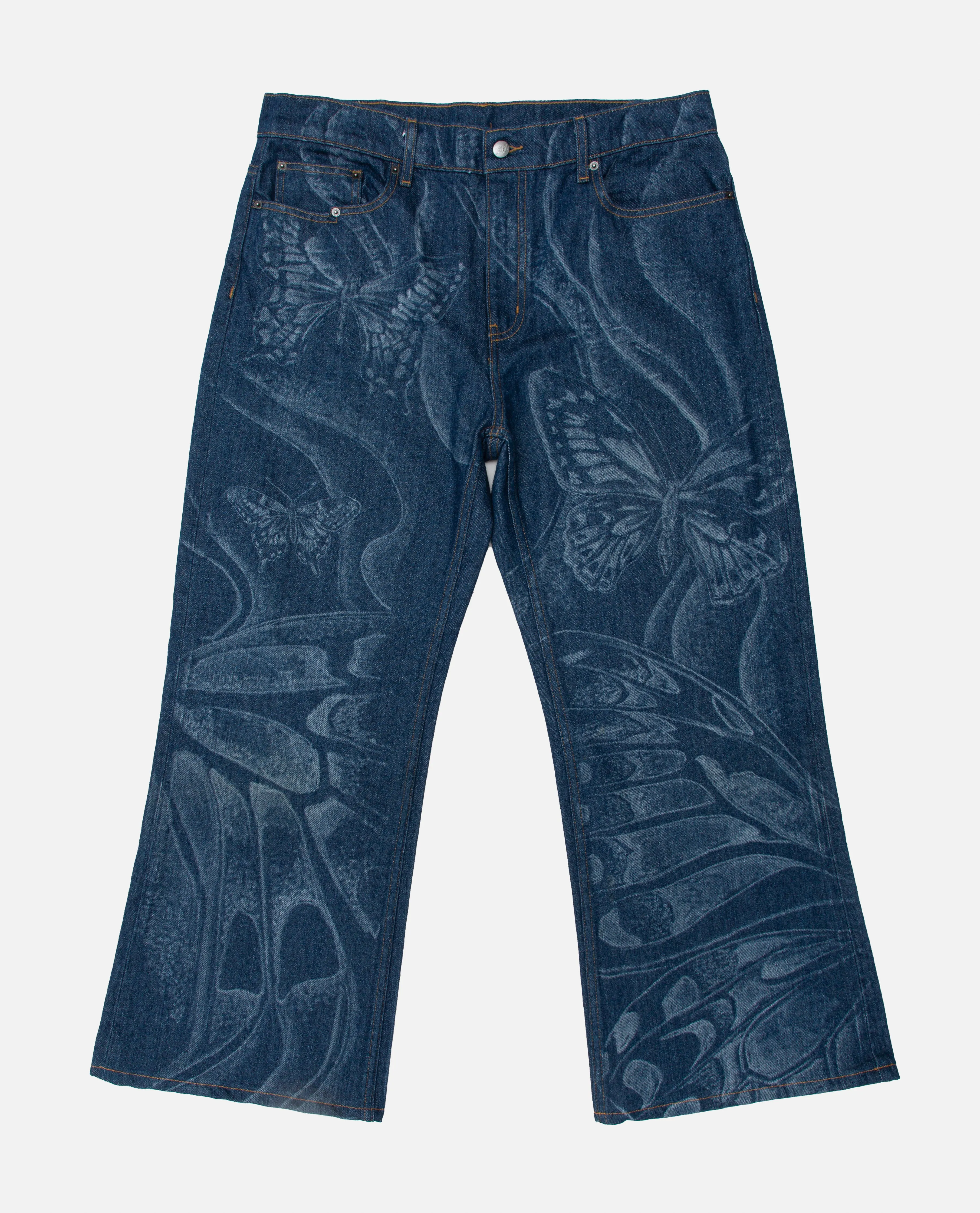 Etched Butterfly Jean