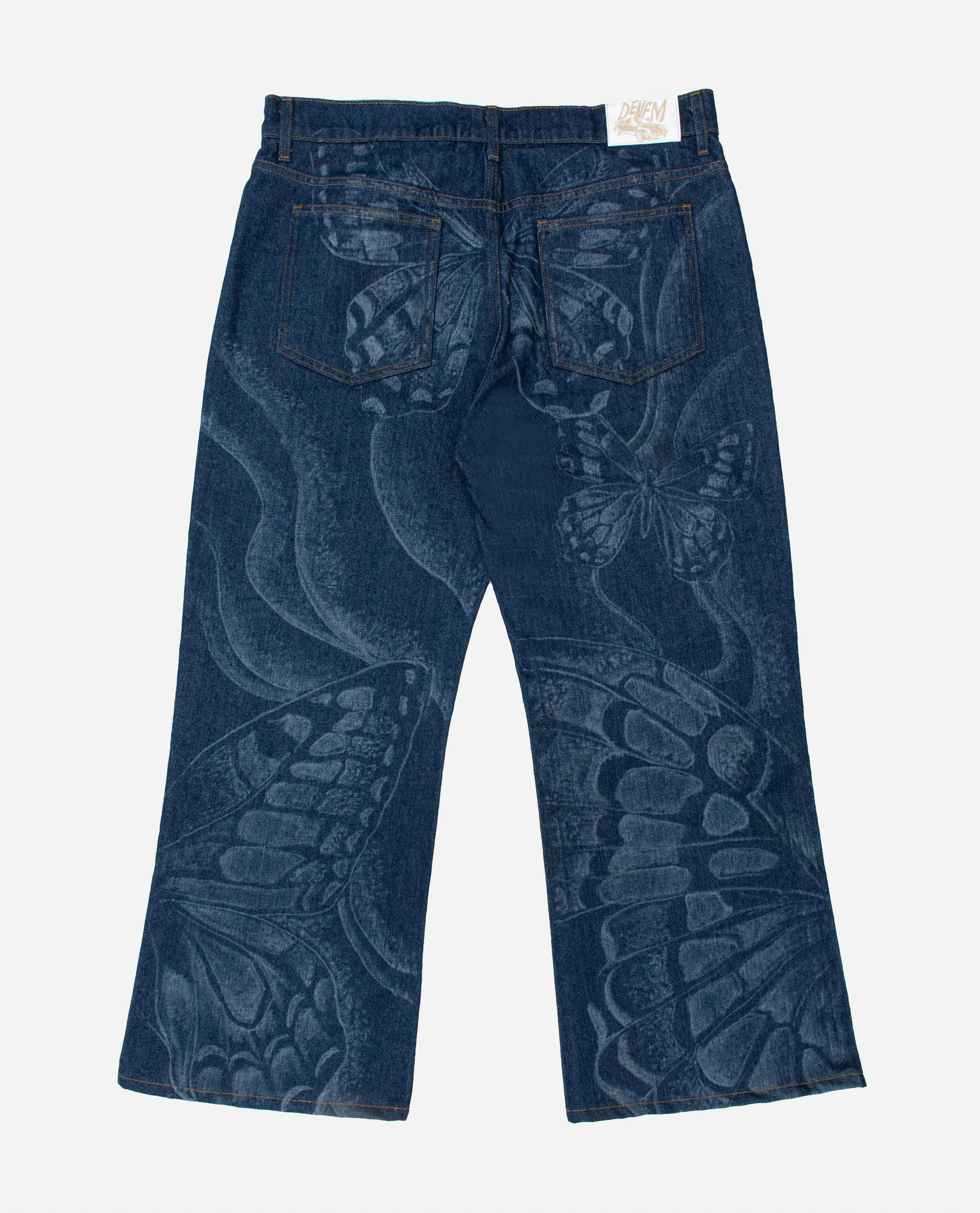 Etched Butterfly Jean
