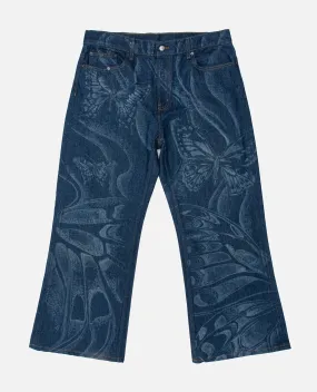 Etched Butterfly Jean