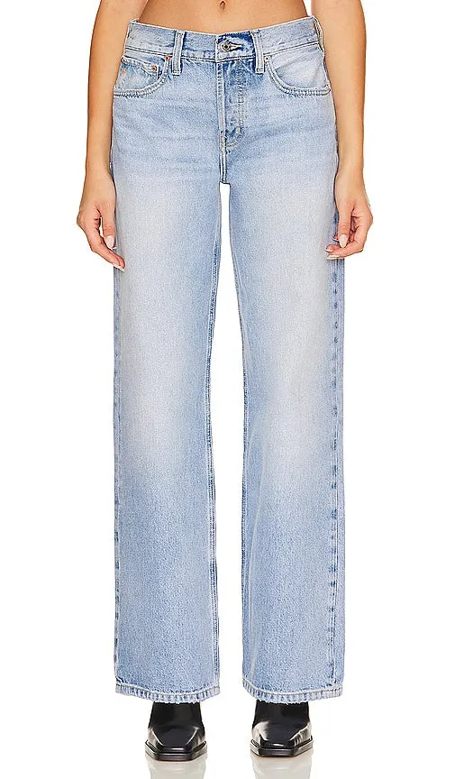 ETICA Stanton Relaxed Wide Leg in Blue