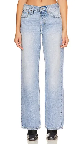 ETICA Stanton Relaxed Wide Leg in Blue
