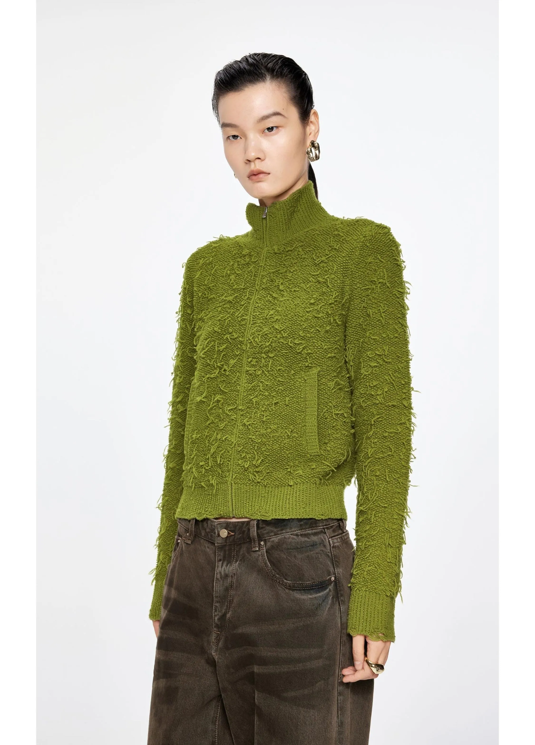 JNBY zip-up cardigan