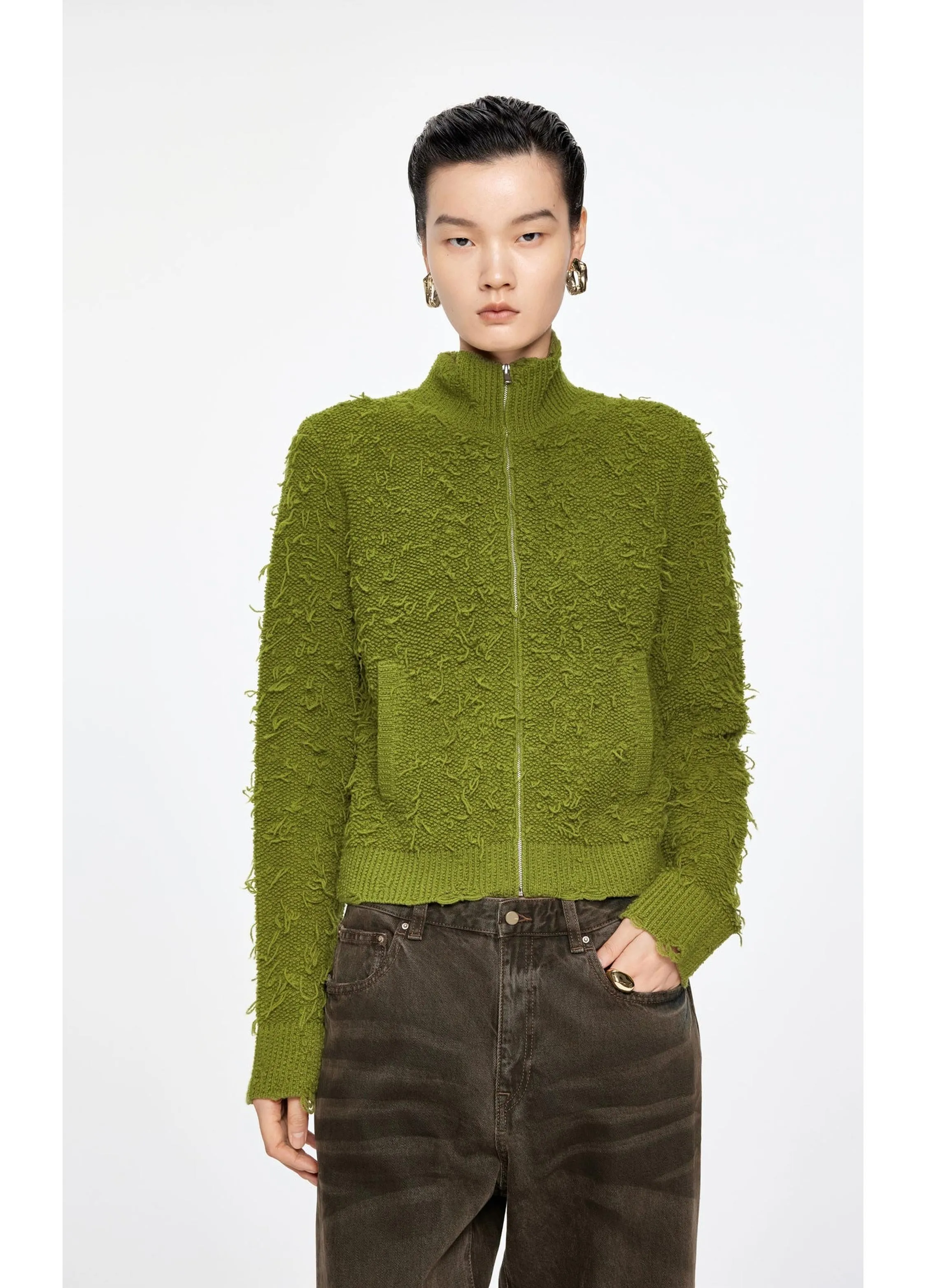 JNBY zip-up cardigan