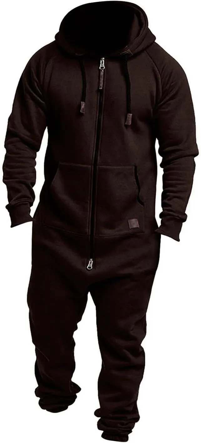 Men’s Autumn Winter Cosy Jumpsuit Jogger S35678921