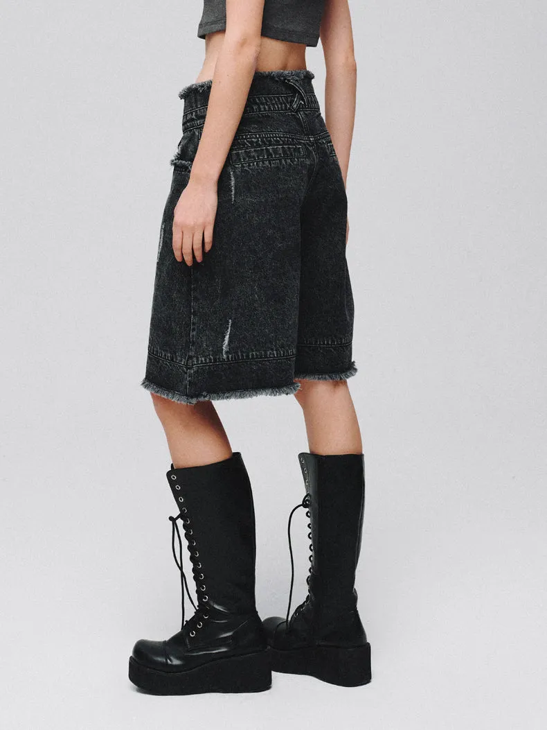 Mid-rise Wide-leg Casual Versatile Jeans LAP0045