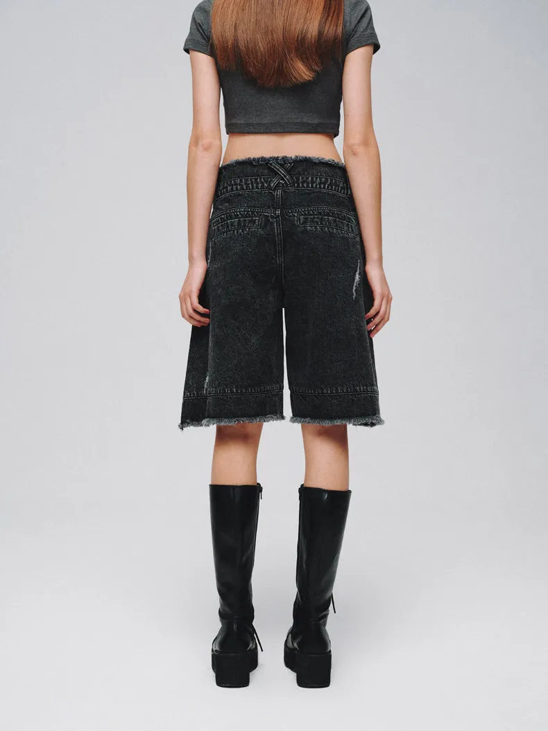 Mid-rise Wide-leg Casual Versatile Jeans LAP0045