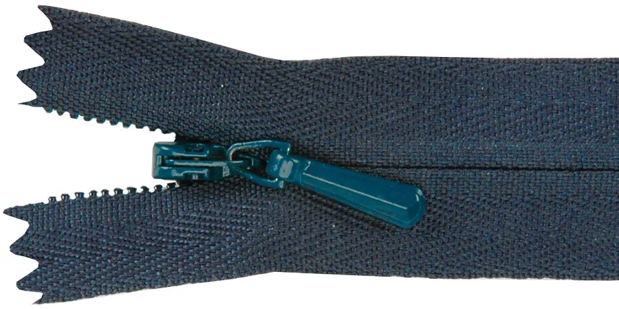 Navy -Zipper Invisible 9"