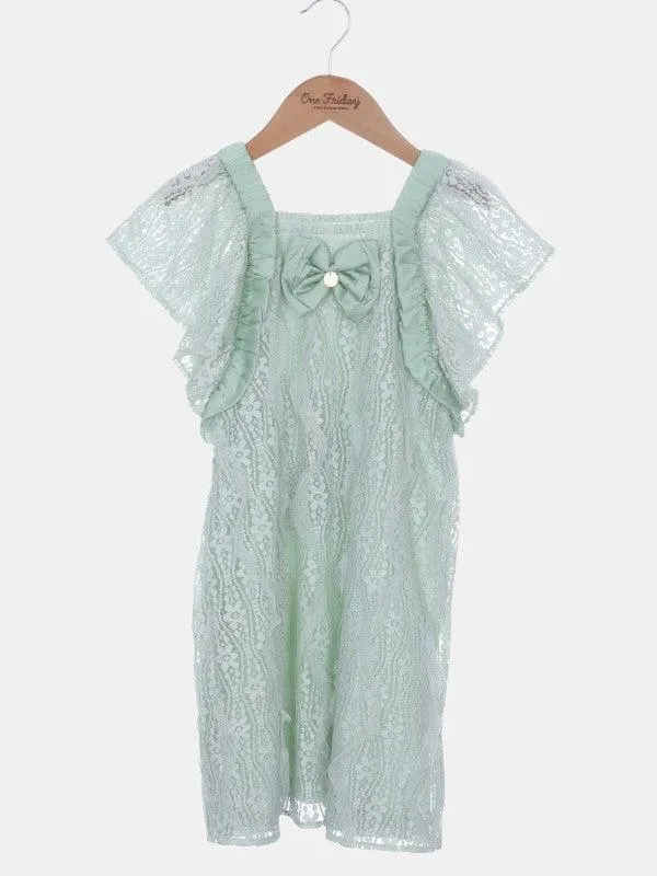 One Friday Mint Lace Dress