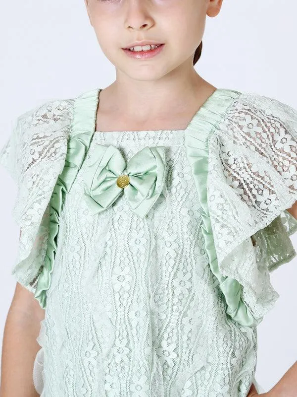 One Friday Mint Lace Dress
