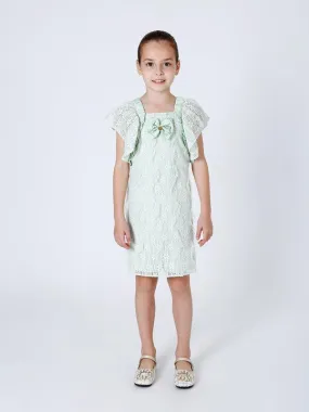 One Friday Mint Lace Dress
