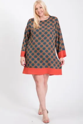 Patterned Free Style Dress