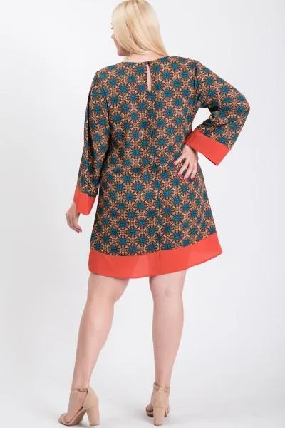 Patterned Free Style Dress