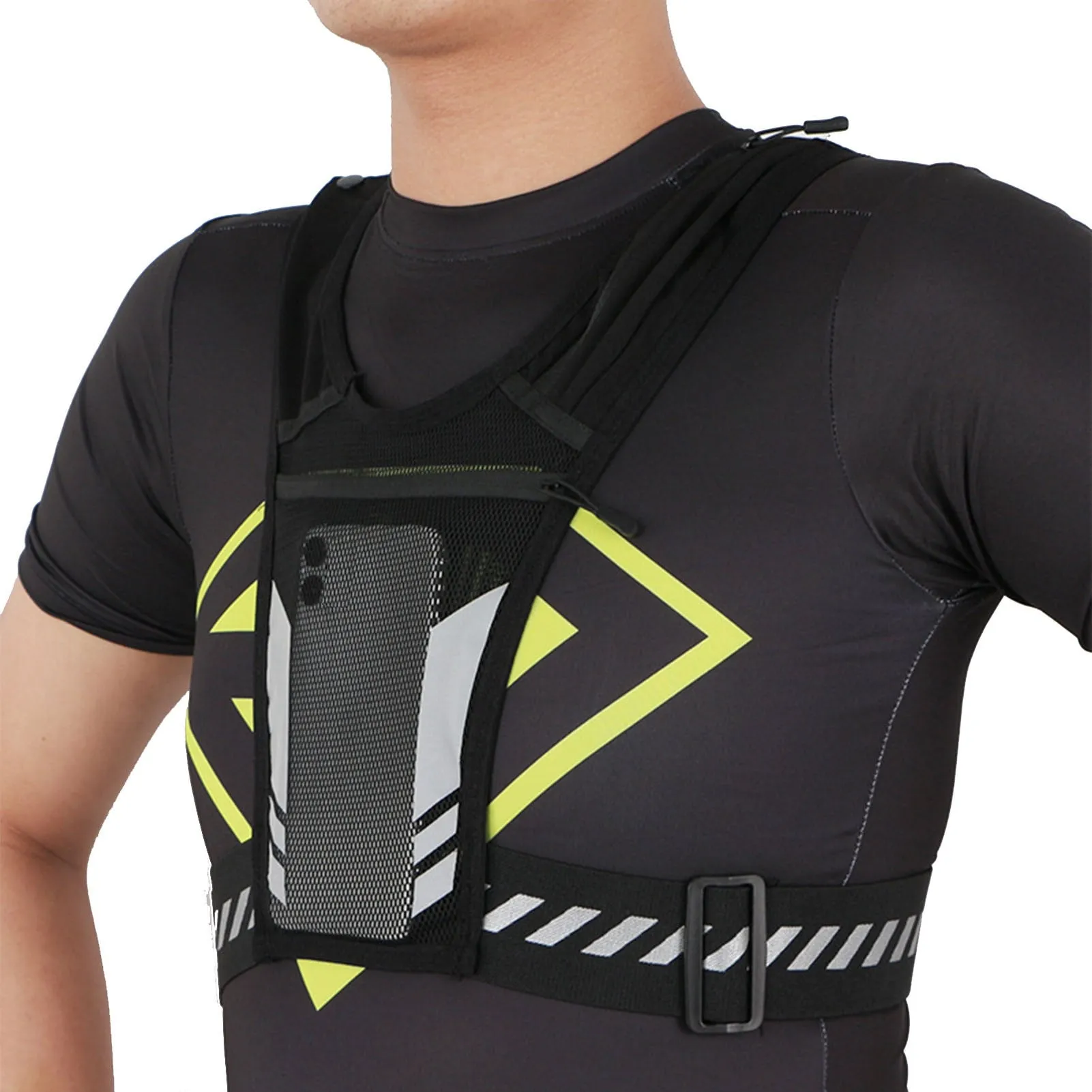 Reflective Elastic Vest for Running and Cycling