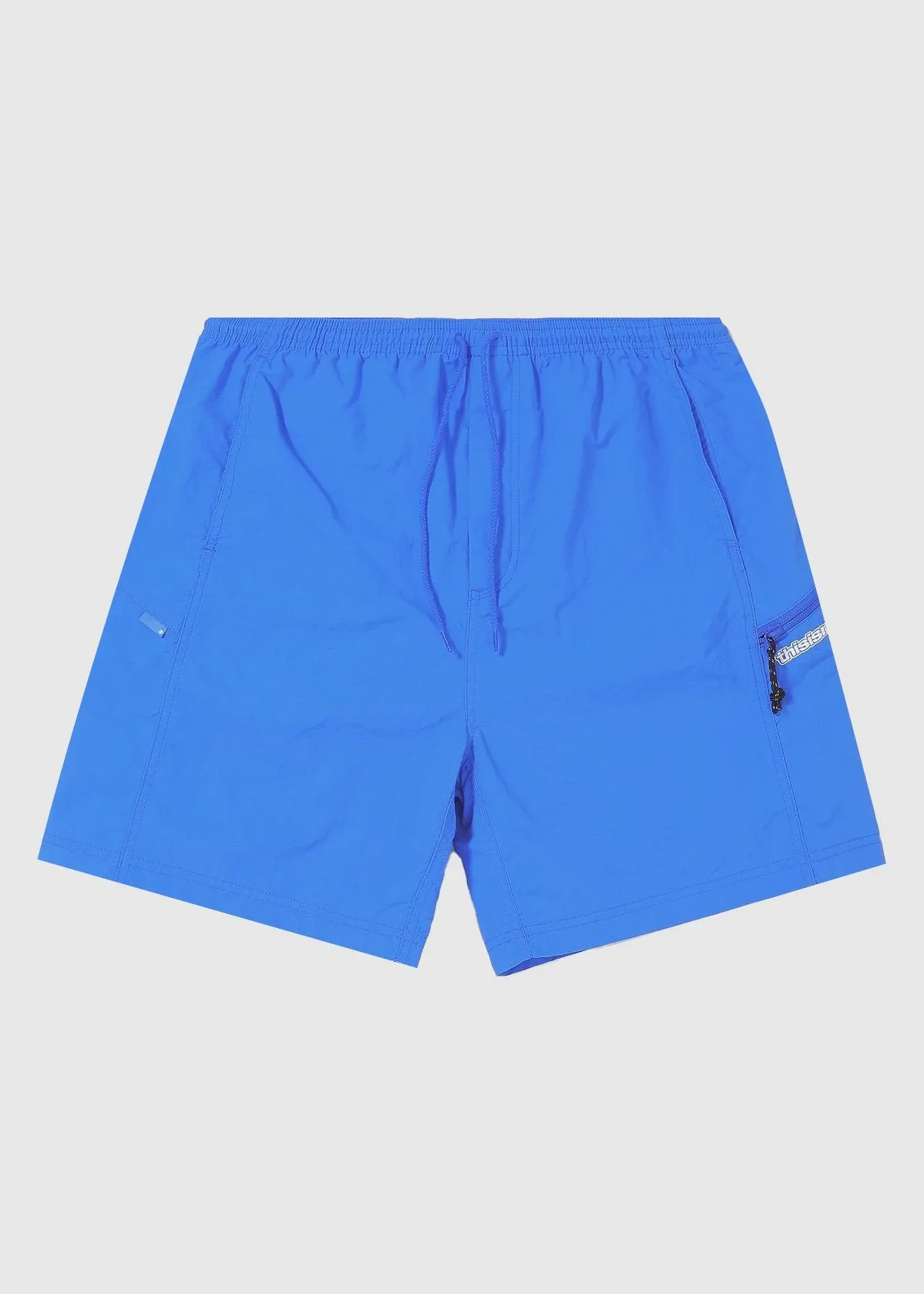 THISISNEVERTHAT: ZIP JOGGING SHORT [BLUE]