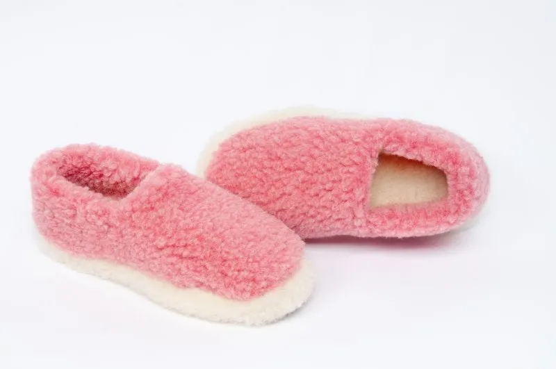 Wool slippers  size 39/40- pink